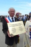 Une plaque a t offerte avec les noms des Comanches disparus en juin 1944