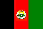 Le nouveau drapeau afghan hiss le 5 fvrier 2002 sur le palais prsidentiel.