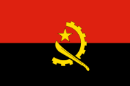 Le drapeau de l'Angola