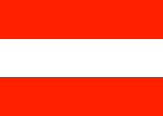 Le drapeau de l'Autriche