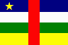 Le drapeau de la Rpublique Centrafricaine