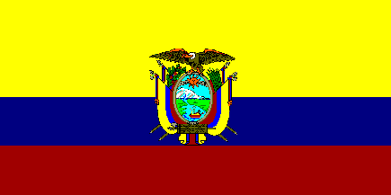 Le drapeau de l'Equateur