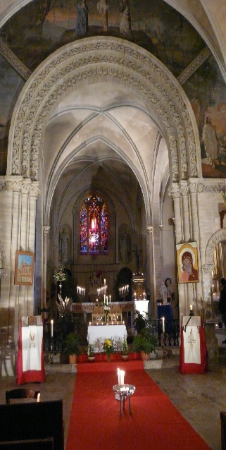 L’intrieur de l’glise est entretenu par les bnvoles de l’association