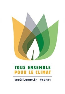 Logo officiel de la COP21, Paris, France