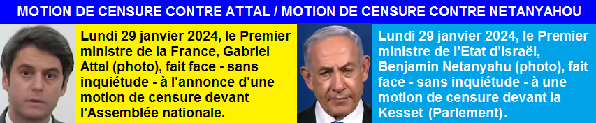 Motion de censure, Gabriel Attal, France, motion de censure, Benjamin Netanyahu, Isral