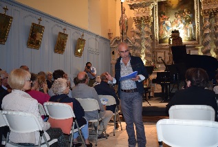 Xavier Brousse a expliqu l’histoire de l’glise St Sulpice