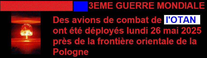 L'OTAN a fait d�coller ses avions de guerre aujourd'hui 