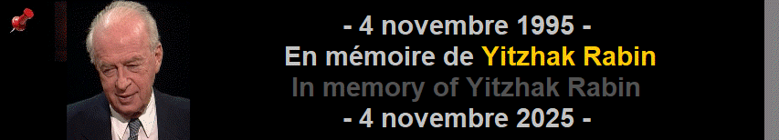 Le Dernier Jour d'Yitzhak Rabin, Premier Ministre d'Isra�l