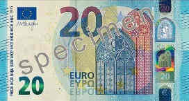 billet de 20 euros mis en circulation en novembre 2015