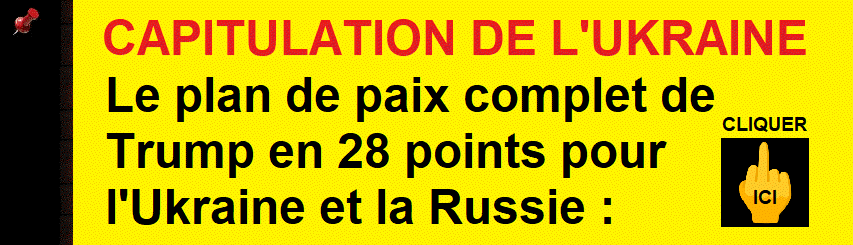 Le plan de paix complet de Trump en 28 points pour l'Ukraine et la Russie