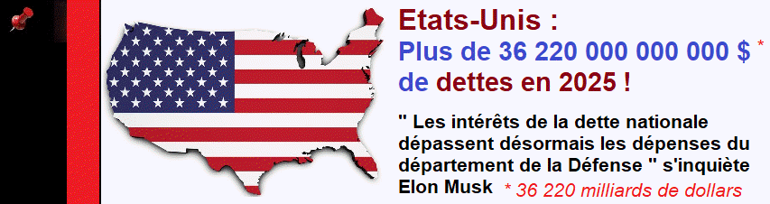 Les �tats-Unis peinent � financer leur dette : 36 220 milliards de dollars