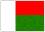 Le drapeau de Madagascar