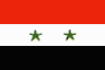 Le drapeau de la Syrie