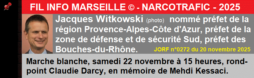 Jacques Witkowski nomm� pr�fet de r�gion � Marseille, marche blanche en m�moire de Mehdi Kessac
