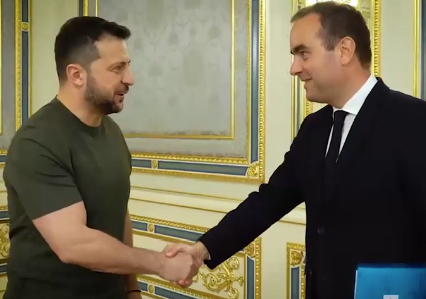Lecornu - Zelensky : Ancrer le soutien industriel fran�ais � l’Ukraine dans la dur�e