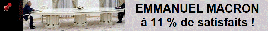 Emmanuel Macron, nouveau record de confiance, sondage � 11 %