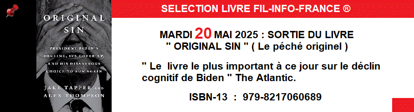 Original Sin by Jake Tapper and Alex Thompson. BIDEN 2025. Penguin Books Ltd. UK.