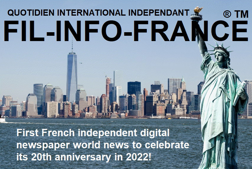QUOTIDIEN INTERNATIONAL INDEPENDANT FIL-INFO-FRANCE � TM - ISSN 1638-1572.