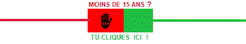 Moins de 15 ans ? Tu ciques ICI Merci !